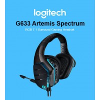 Logitech G633 Artemis Fire RGB Wired 7.1 Surround Sound Gaming Headset